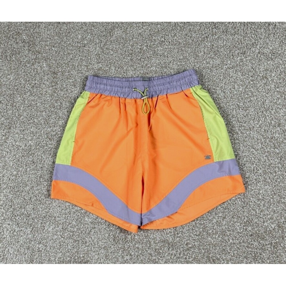 Sio Kyo Noa Shorts WomensExtra Small Orange Stretch Lightweight Gym 4" Inseam XS